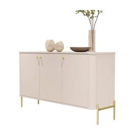 BUFFET TUCUPI 3 PTAS.OFF WHITE/DOURADO