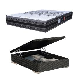 CONJUNTO COLCHON EXCELSIOR + BASE BAUL 140CM