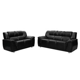 JUEGO DE LIVING 3+2 CORDOBA NEGRO