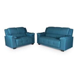 JUEGO DE LIVING MALDIVAS 3+2 AZUL