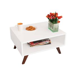 MESA DE LIVING RETRO BLANCA*********