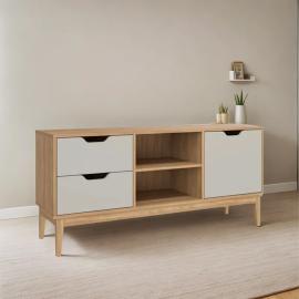 RACK  2 CAJ. 1 PTA. MIEL/OFF WHITHE