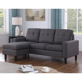 ROBYN SOFA  C/CHESLONG GRIS