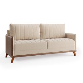 SOFA CONCEPT 3C LINHO/BRONZE
