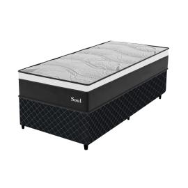Sommier Colchon 1 Plaza Espuma De Alta Densidad Extra Firme