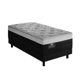 Sommier Colchon Resortes 1 Plaza 120 Kg Alta Densidad