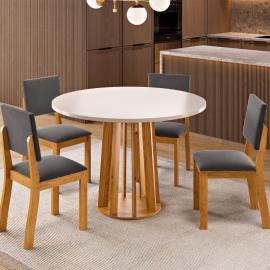 VERSHALES COMEDOR RED./ C4 SILLAS BELA (6B)