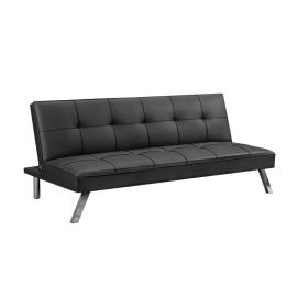 (L1757)SOFA CAMA NEGRO PU