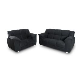 JUEGO DE LIVING AGUAI 3+2 COLOR NEGRO